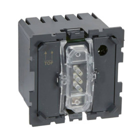 Télérupteur silencieux 300W LED Céliane Legrand - 10A - 250V - Noir