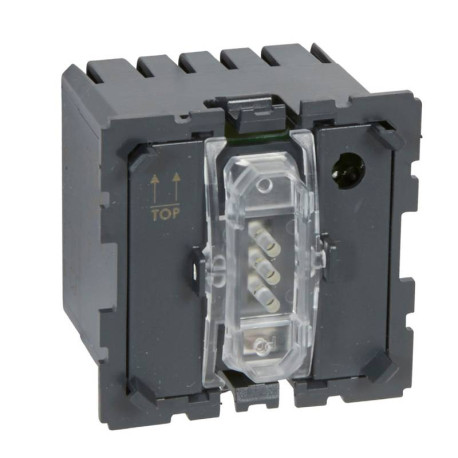 Télérupteur silencieux 300W LED Céliane Legrand - 10A - 250V - Noir