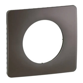 Plaque de finition Céliane Legrand - 1 poste - Gris Cendré