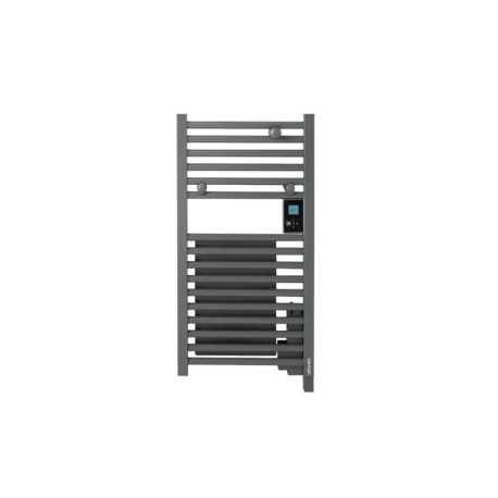 Sèche-serviettes étroit soufflant Atlantic Doris - 300 + 1000W - WI-FI - Anthracite
