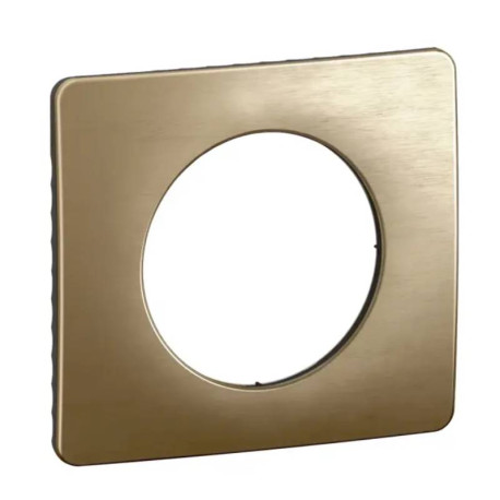 Plaque de finition Céliane Legrand - 1 poste - Bronze satiné