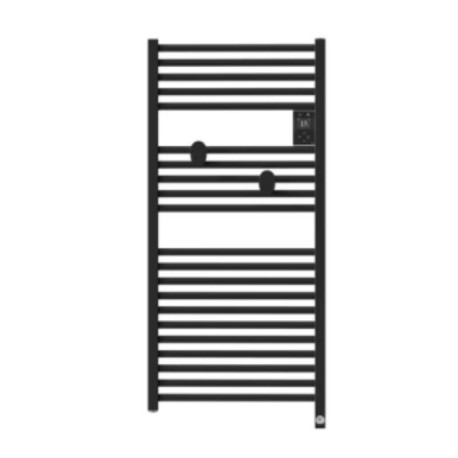 Sèche-serviettes électrique connecté Riva 5 - 500W - Sans soufflerie - Noir