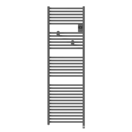 Sèche-serviettes électrique connecté Riva 5 - 750W - Sans soufflerie - Gris menhir