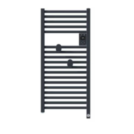 Sèche-serviettes étroit connecté Riva 5 - 300W - Sans soufflerie - Gris ardoise