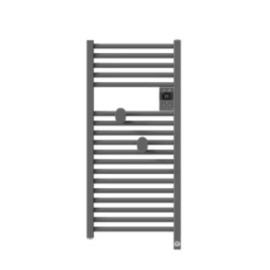Sèche-serviettes étroit connecté Riva 5 - 300W - Sans soufflerie - Gris menhir