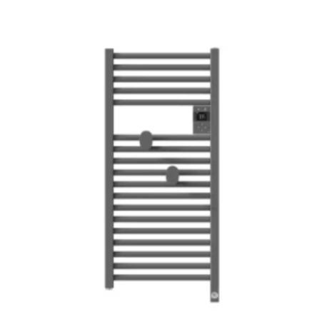 Sèche-serviettes étroit connecté Riva 5 - 300W - Sans soufflerie - Gris menhir