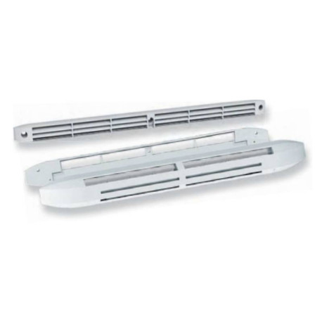 Entrée d'air hygroréglable acoustique ECA-HY - 5 à 45 m3/h - 37 dB - Blanc