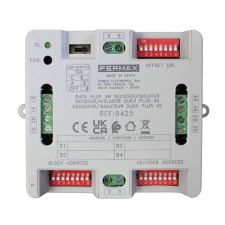 Décodeur Isolateur DUOX PLUS Fermax - 4 sorties - 24 Vcc