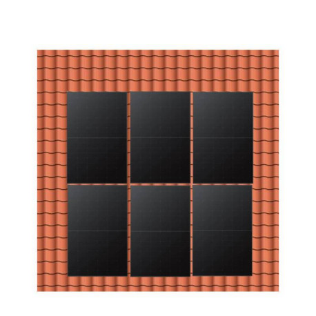 Kit de 6 panneaux solaire JA SOLAR - 6x460W