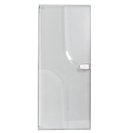 Porte pour coffret de communication Omelcom - 4 rangées - Translucide