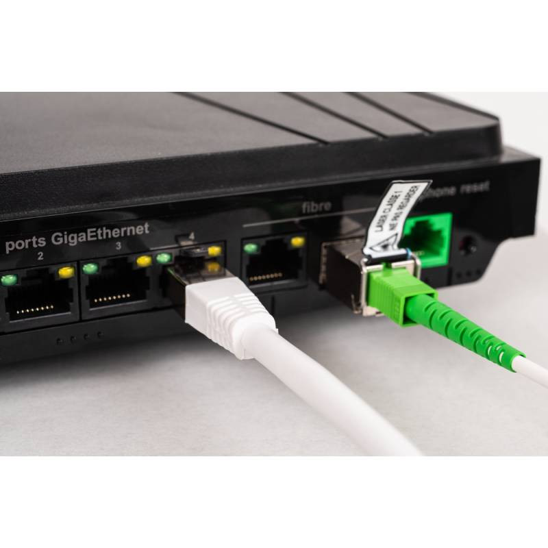GO548 - Omelcom Cordon RJ45 / RJ45 - CAT6 F/UTP - 1,5m