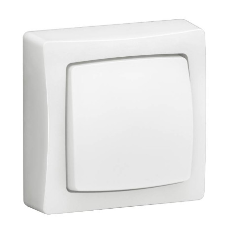 Transformeur 3 en 1 Legrand - Interrupteur / Va-et-vient / Poussoir - Blanc