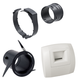 Kit accessoires extr. / insu. double flux pour réseau flexible Aldes