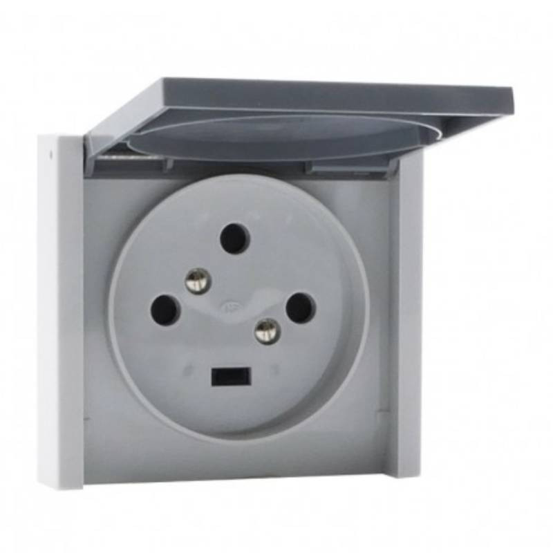 Prise de courant - LEGRAND - Céliane 2 - Sans terre - 16 A - 230 V - Encastrée - Bricolage