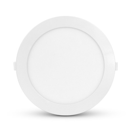 Plafonnier Slimy LED rond de Miidex - 18W - 4000K - Ø230mm - Blanc