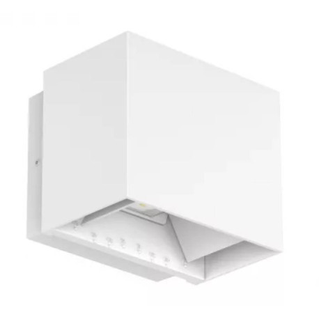Applique LED extérieure Axim Aric - Up & Down - 3000K - 10W - IP65 - Blanc
