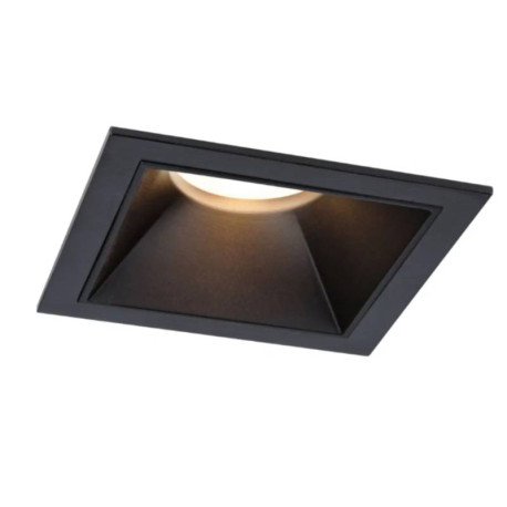 Spot encastré carré Cole Coin Paulmann - Fixe - 6W - 2700K - Noir - Dimmable