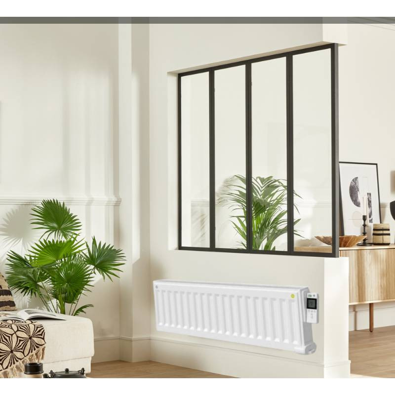 Radiateur électrique Finimetal Convecteur 750W Blanc - Chauffage D'appoint Silencieux Et Efficace