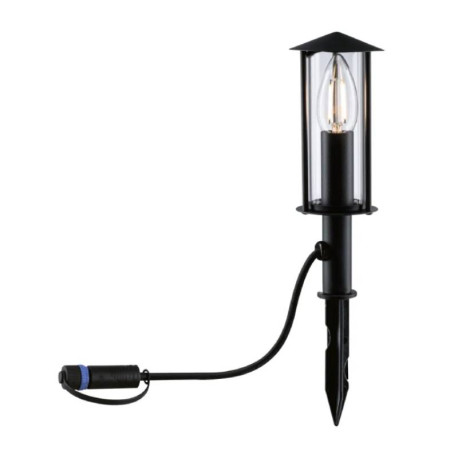 Borne Classic Luminaire Plug & Shine Paulmann - Anthracite - 22cm - 2W - 3000K - IP44