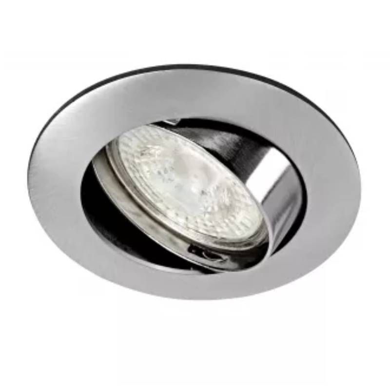 Spot LED encastré basculant LUNAR - Nickel - 51119 Aric