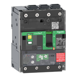Disjoncteur Vigi ComPacT NSXmF Schneider Electric - MicroLogic 4.1 160A - 3P - 36kA - Borne Everlink
