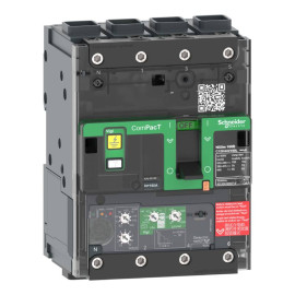 Disjoncteur Vigi ComPacT NSXmF Schneider Electric - MicroLogic 4.1 160A - 4P - 36kA - Borne Everlink
