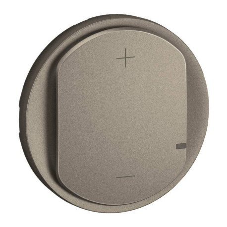 Enjoliveur pour variateur type poussoir Céliane Legrand - Titanium