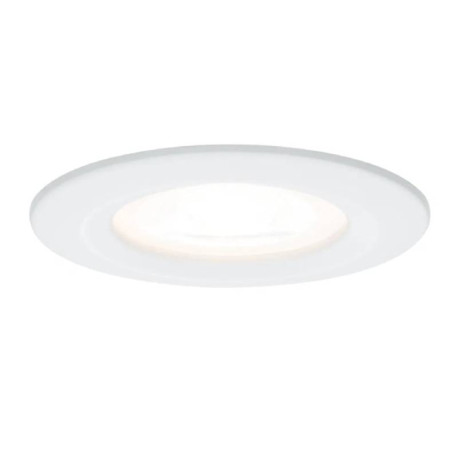 Spot encastré Nova fixe Paulmann - GU10 - 2700K - Gradable - Blanc - IP44