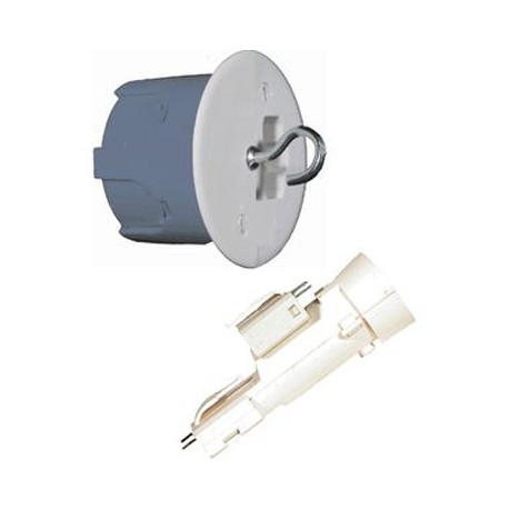 Kit DCL point de centre + fiche/douille E27 - diamètre 67 mm