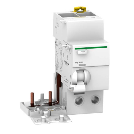 Bloc différentiel Acti 9 Vigi iC60 Schneider Electric - Type AC - 230/415V - 2P - 63A - 1000mA sélectif
