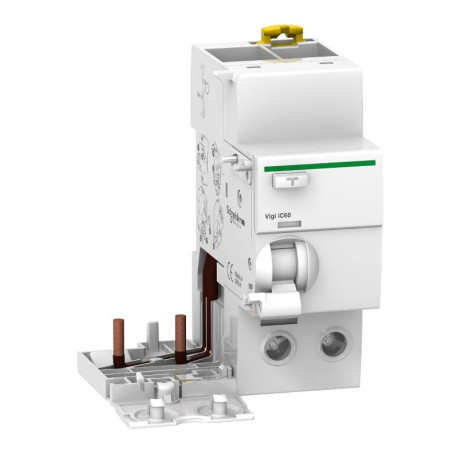 Bloc différentiel Acti 9 Vigi iC60 - Type AC - 230/415V - 2P - 63A - 300mA sélectif