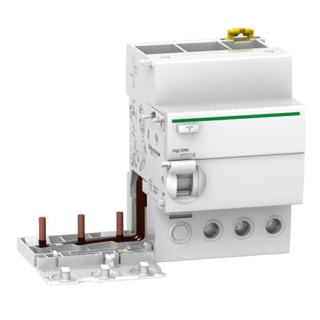 Bloc différentiel Acti 9 Vigi iC60 Schneider Electric - Type AC - 230/415V - 3P - 63A - 300mA sélectif