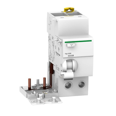 Bloc différentiel Acti 9 Vigi iC60 - Type AC - 130V - 2P - 63A - 30mA