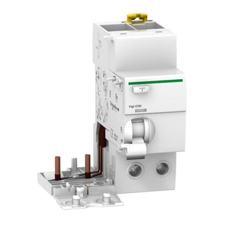 Bloc différentiel Acti 9 Vigi iC60 - Type AC - 130V - 2P - 63A - 300mA