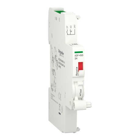 Contact auxiliaire iOF+SD24 Acti9 Schneider Electric - Commande signalisation par le haut pour Smartlink