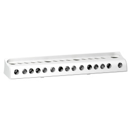 Barrette de neutre Linergy DS Schneider Electric - 125A - 15 trous - Pour répartiteur à vis