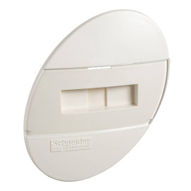 Lot de 12 plaques d'identification de tableau PrismaSeT G et P Active Schneider Electric - Blanc