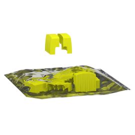 Lot de 10 flasques latérales pour peigne 4P Linergy FH Schneider Electric - Jaune