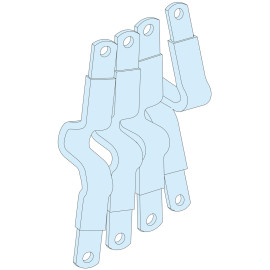 Liaison verticale NS-INS250 PrismaSeT G Active Schneider Electric - Gaine - pour jeu de barres