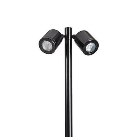 Spot extérieur sur piquet SL230 Mains Indigo - 11,4W - 3000K - Noir
