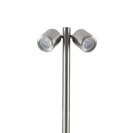 Spot extérieur sur piquet SL230 Mains Indigo - 11,4W - 3000K - Inox