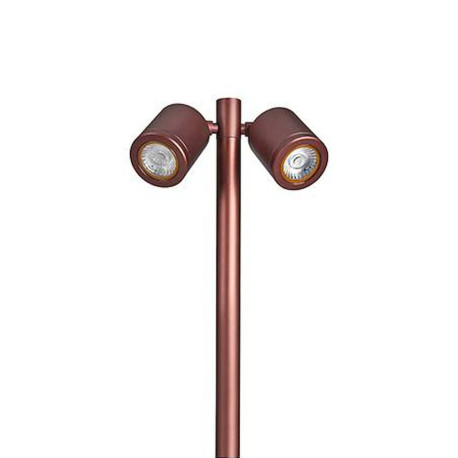 Spot extérieur sur piquet SL230 Mains Indigo - 11,4W - 3000K - Bronze