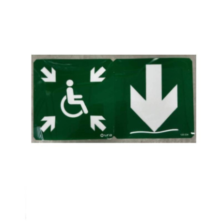 Pictogramme signalisation d'évacuation universel Uraone Ura