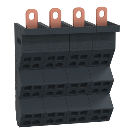 Répartiteur NSXm Linergy DP Schneider Electric - 4P - 160A - 18 connexions