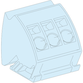 Lot de 4 blocs de terre à connection rapide Linergy TB Schneider Electric - 3 x 16 mm²