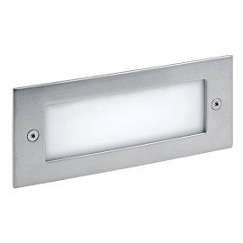 Spot LED encastré mural DINO Aric - 1.5W - 5000K - 40Lm - IP54 - Alu anodisé/ Inox