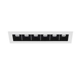 Spot encastré basse luminance Dots Indigo - L.182mm - 12W - 3000K - Dimmable - Blanc mat