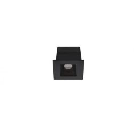 Spot encastré basse luminance Dots Indigo - L.48mm - 3W - 3000K - Dimmable DALI - Noir mat