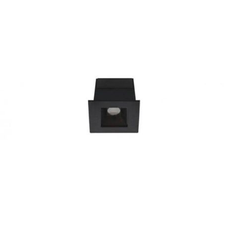 Spot encastré basse luminance Dots Indigo - L.48mm - 3W - 3000K - Dimmable DALI - Noir mat