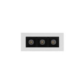 Spot encastré basse luminance Dots Indigo - L.102mm - 6W - 3000K - Dimmable DALI - Blanc mat